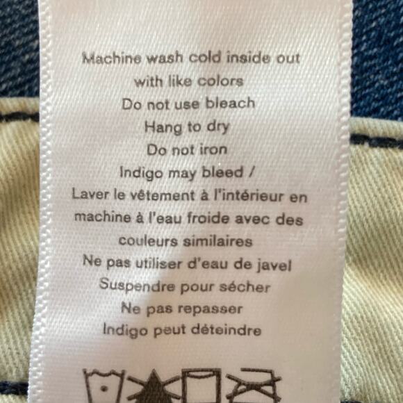 rag & bone Blue Distressed Skinny Jeans - Picture 14 of 15